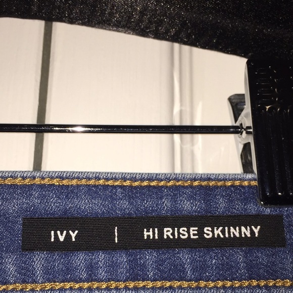 Buffalo David Bitton Ivy Hi Rise Skinny Ladies Blue Jeans Size 27 - Picture 8 of 12